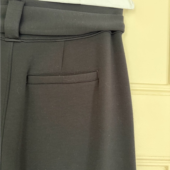 SPANX Pants - Spanx Elegant Belted Black Wide-Leg Pants